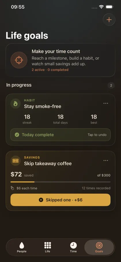 Tail End screenshot: store 3 goals