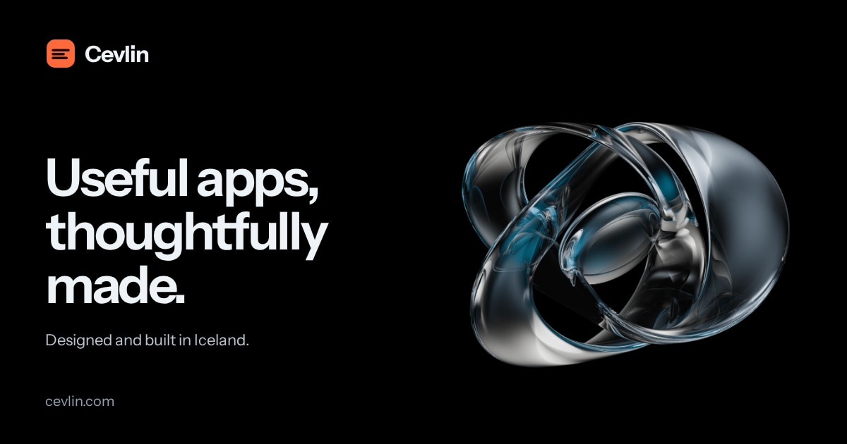 I’m an Icelandic solo developer and shipped seven focused apps